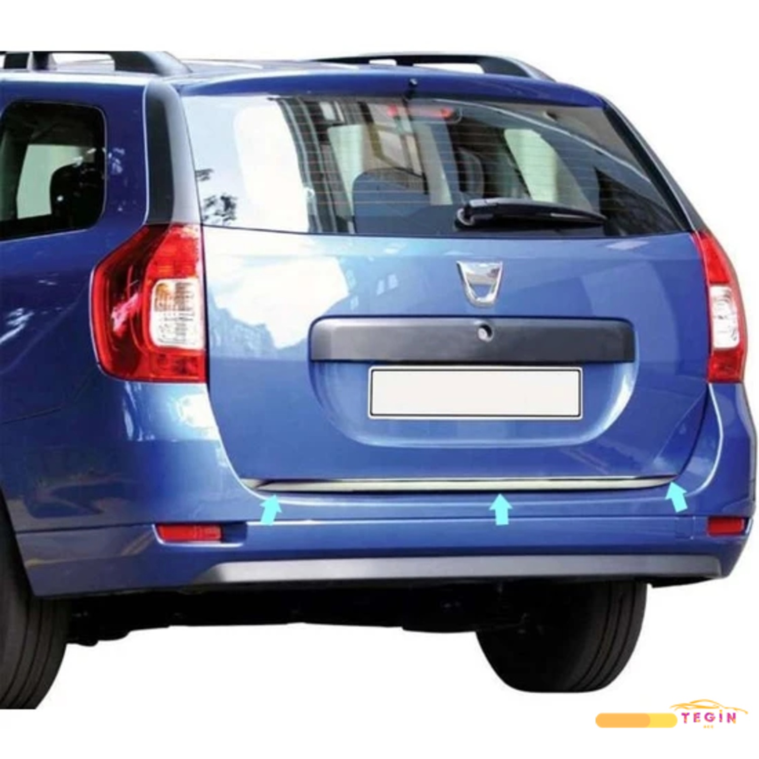 Dacia Logan Mcv SW 2013 Sonrası Bagaj Alt Çıta Paslanmaz Çelik