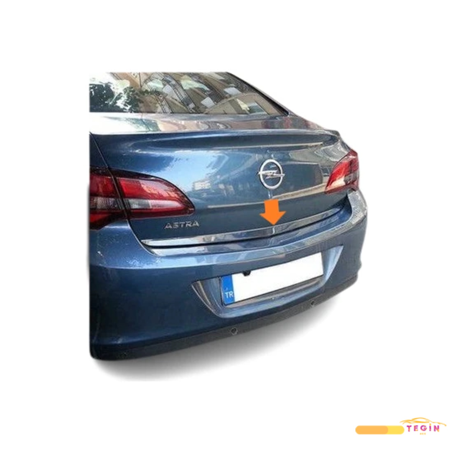 Astra J SD 2010-2014 Bagaj Alt Çıta Paslanmaz Çelik