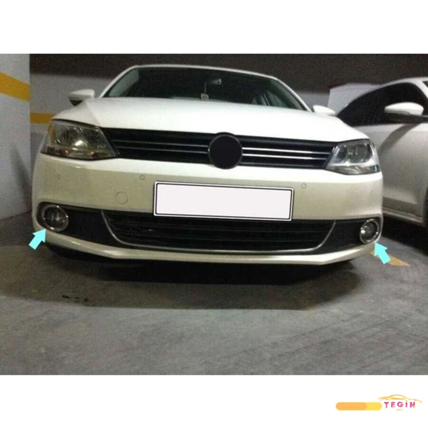 Jetta 6 SD 2011-2014 Sis Çerçevesi 2 Parça Paslanmaz Çelik