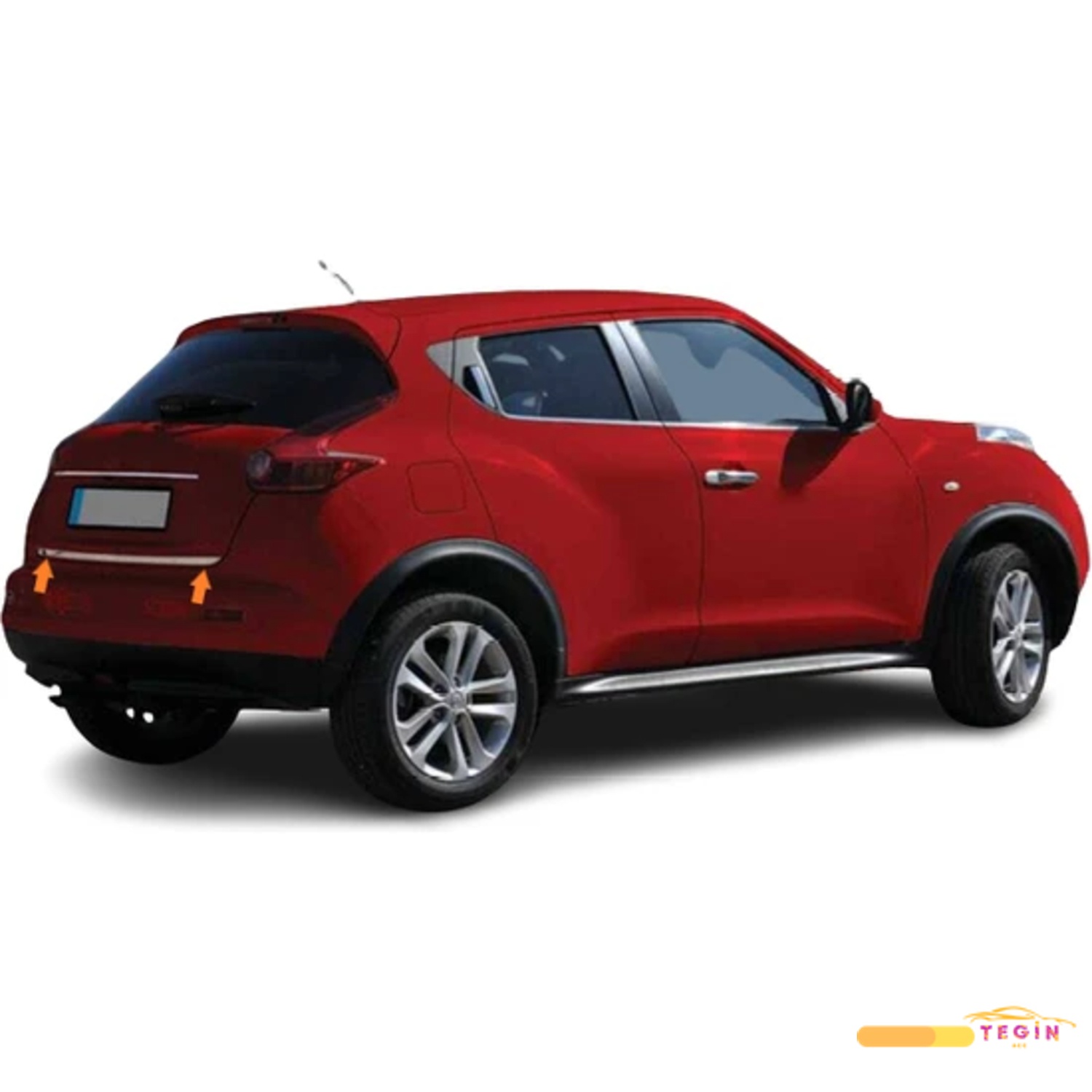 Juke SUV 2010 Sonrası Bagaj Alt Çıta Paslanmaz Çelik