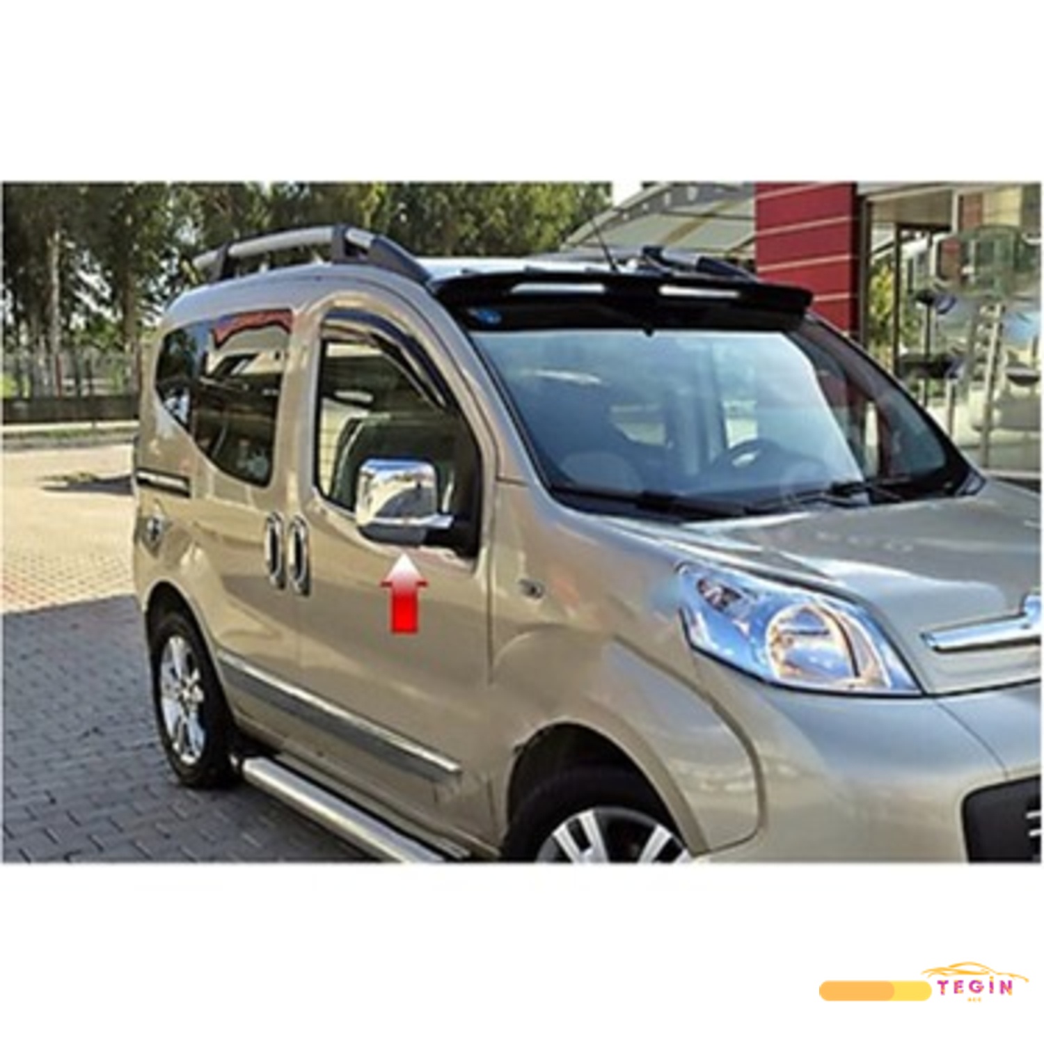 Citroen Nemo Mini Van 2007 Sonrası Ayna Kapağı 2 Parça Abs Krom