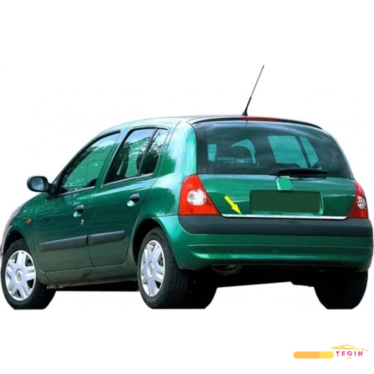 Renault Clio  2 HB 5D 1999-2006 Bagaj Alt Çıta Paslanmaz Çelik