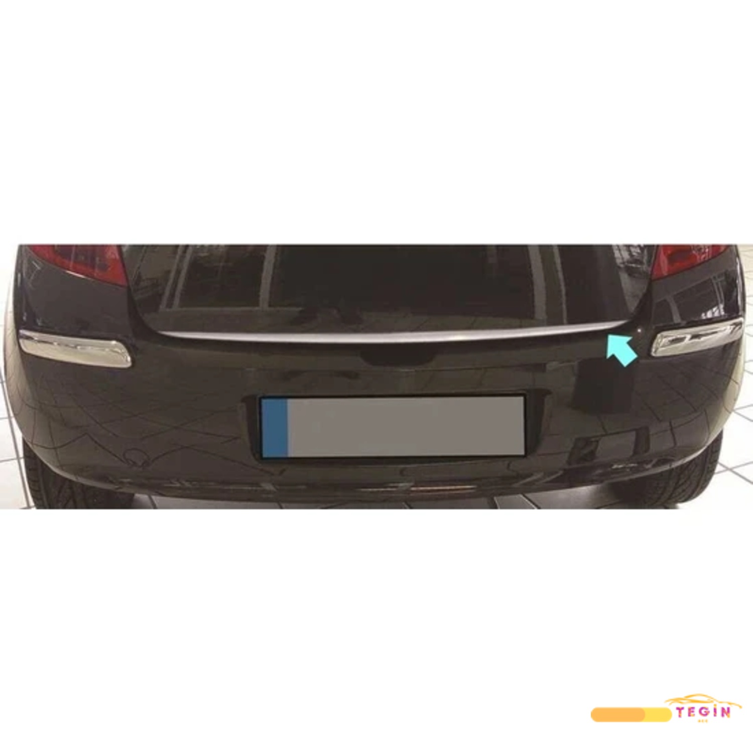 Renault Clio  3 HB 5D 2006-2011 Bagaj Alt Çıta Paslanmaz Çelik