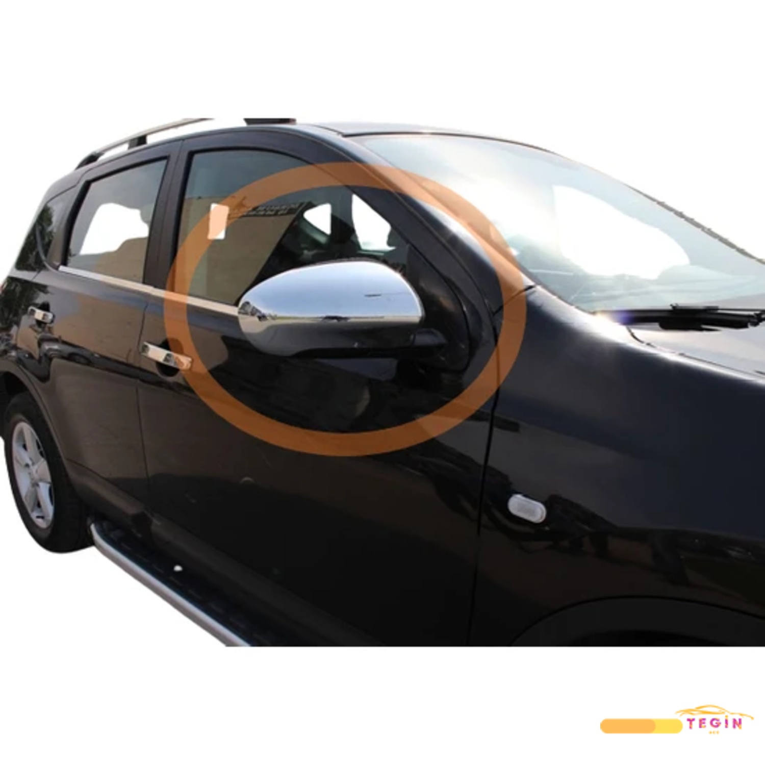 Qashqai SUV 2007-2014 Ayna Kapağı 2 Parça Abs Krom