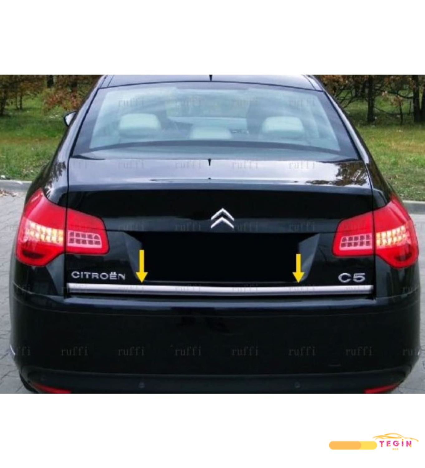 Citroen C5 SD 2008 Sonrası Bagaj Alt Çıta Paslanmaz Çelik