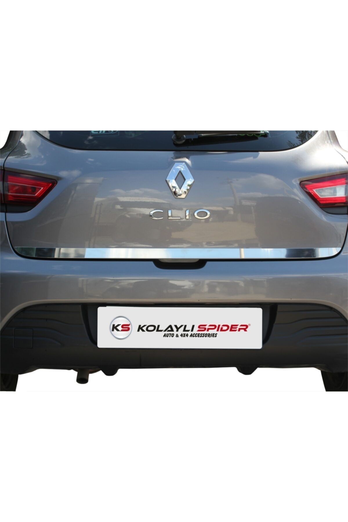 Renault Clio 4 Bagaj Alt Çıta Krom 2013-2019