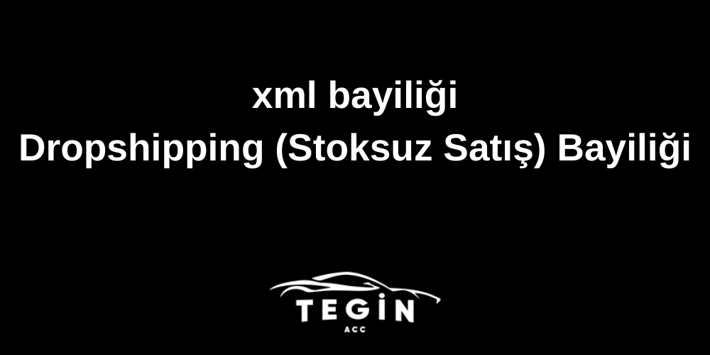 Tegin Shop Oto Aksesuar Sektörü Xml Bayiliği ve Dropshipping Bayilik Avantajları