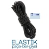 Tekno-Firsat 40 METRE Bel Paça Giysi Lastiği 2 mm SİYAH 720672  Toptan Paket