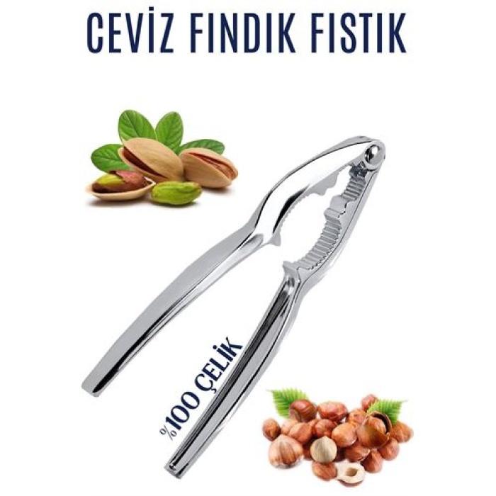 Tekno-Firsat 4 ADET Çelik Fındık Ceviz Kırıcı Grosseto Design 718488 Toptan Paket