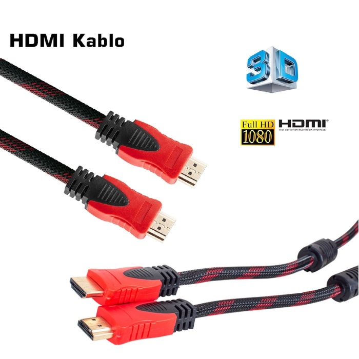 HDMI GÖRÜNTÜ KABLOSU ÖRGÜLÜ 3 Metre C-514