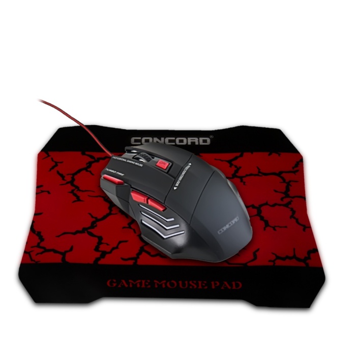 CONCORD A9 USB OYUNCU MOUSE + MOUSE PAD