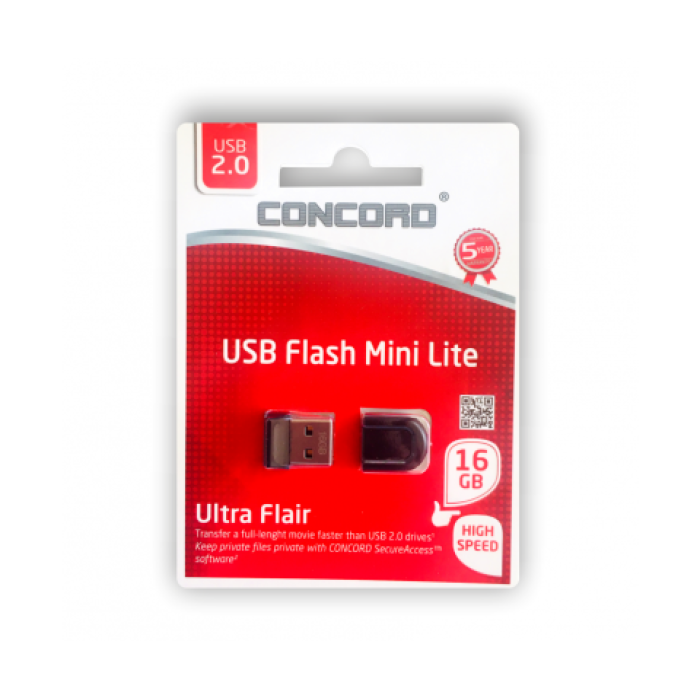 CONCORD 16 GB MİNİ LİTE USB FLASH BELLEK