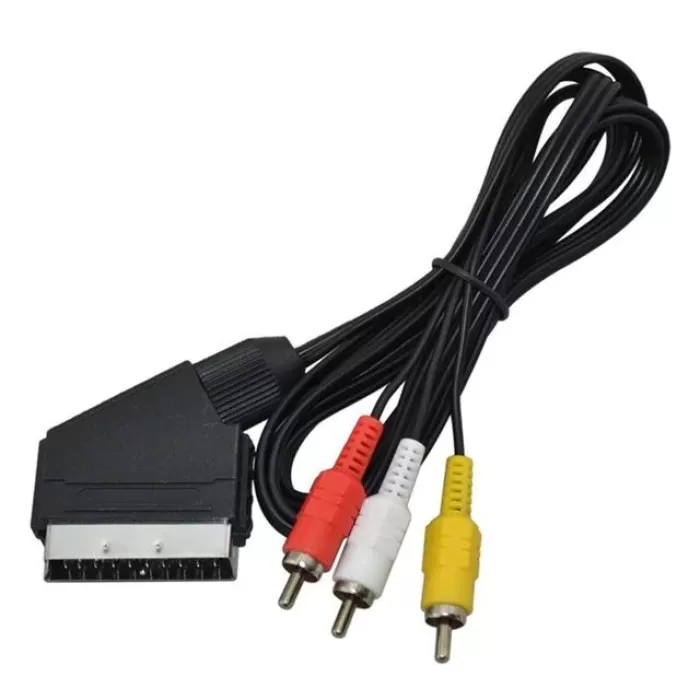 HERZ SCART TO 3 RCA KABLO UYDU KABLOSU