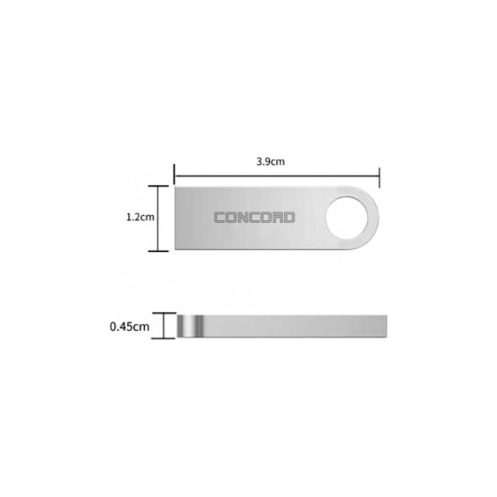 CONCORD 8 GB METAL USB FLASH BELLEK