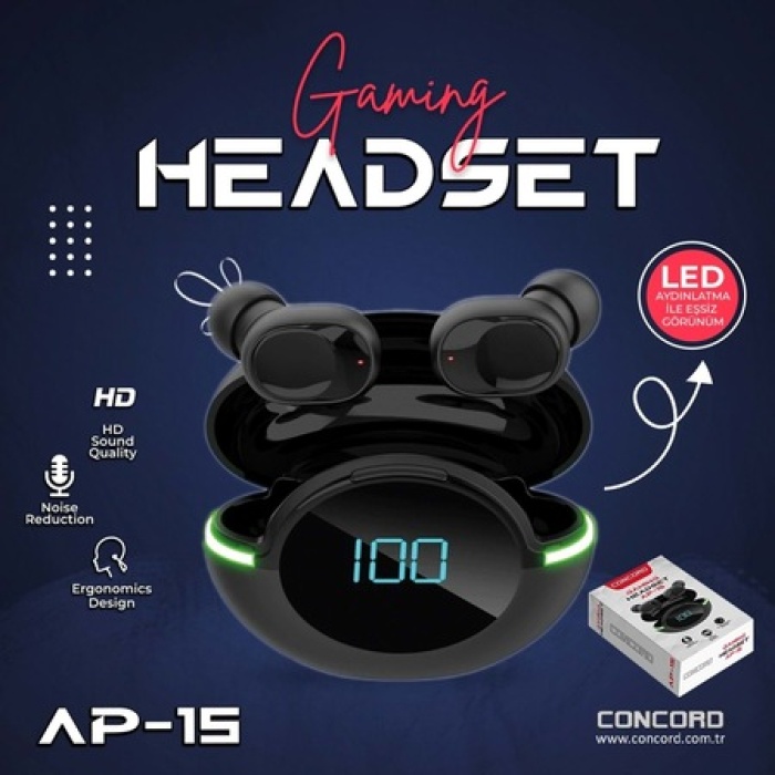 CONCORD AP15 GAMING BLUETOOTH KULAKLIK