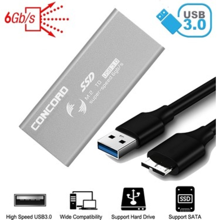 CONCORD C-898 USB 3.0 SSD M.2 HARİCİ KUTU