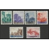 MİMARİ-KALELER-1966 SAN MARINO-DAMGASIZ MNH TAM SET