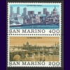 MİMARİ-LONDRA-1980 SAN MARINO-DAMGASIZ MNH TAM SET