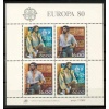 AVRUPA CEPT-1980 PORTEKİZ-DAMGASIZ MNH BLOK-MICHEL KD: 7 EURO