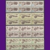 MÜZİK ALETLERİ-1989 SOVYETLER BİRLİĞİ-DAMGASIZ MNH 6LI BLOK TAM SET (ORTADAN KATLI)