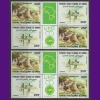 KALKINMA-PUL SERGİSİ-1985 COMORES-DAMGASIZ MNH 4LÜ BLOK TAM SET