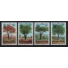 AĞAÇLAR-1981 ZIMBABWE-DAMGASIZ MNH TAM SET