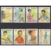 ÇOCUKLAR-1981 RWANDA-DAMGASIZ MNH TAM SET