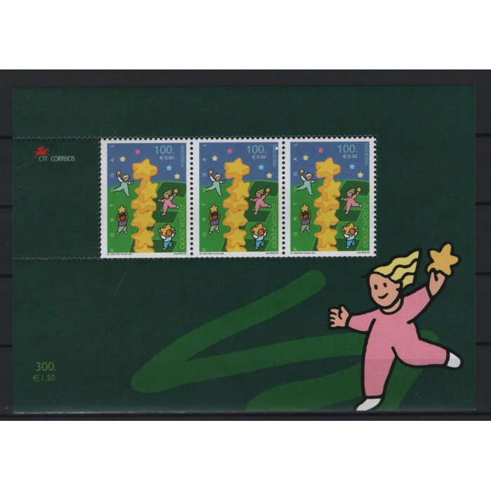 AVRUPA CEPT-2000 MADEIRA-DAMGASIZ MNH BLOK-MICHEL KD: 8 EURO