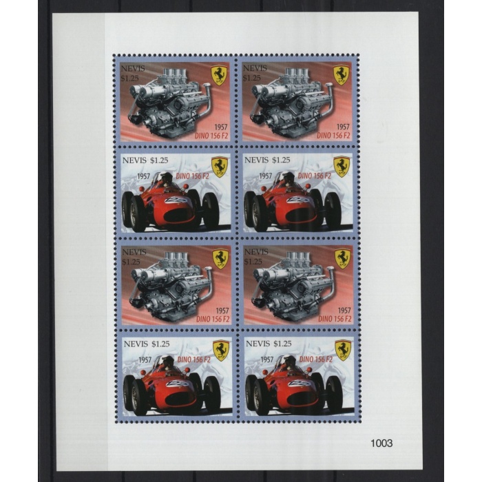 FERRARI-2010 NEVIS-DAMGASIZ MNH KLEINBOGEN