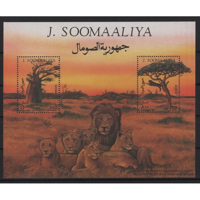 ASLANLAR-1994 SOMALYA-DAMGASIZ MNH BLOK