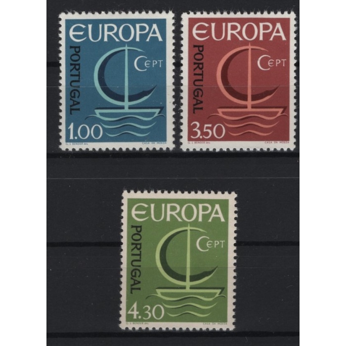 1966 AVRUPA CEPT-PORTEKİZ-DAMGASIZ MNH TAM SET-MICHEL KD: 25 EURO