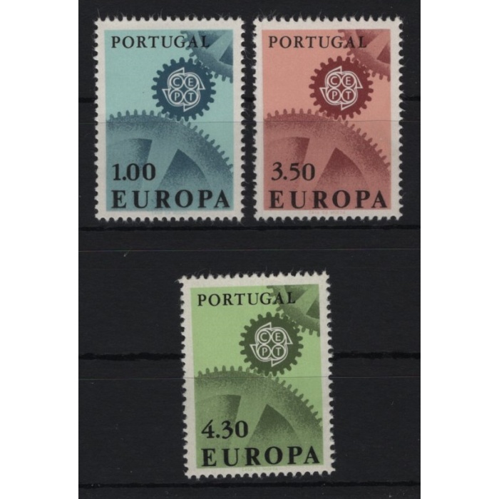 1967 AVRUPA CEPT-PORTEKİZ-DAMGASIZ MNH TAM SET-MICHEL KD: 25 EURO