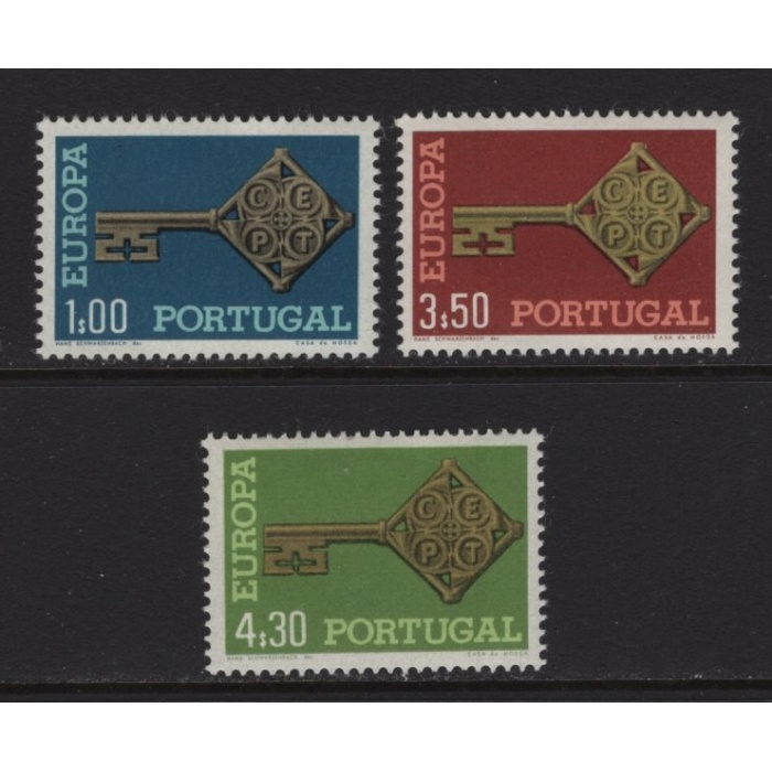 1968 AVRUPA CEPT-PORTEKİZ-DAMGASIZ MNH TAM SET-MICHEL KD: 28 EURO