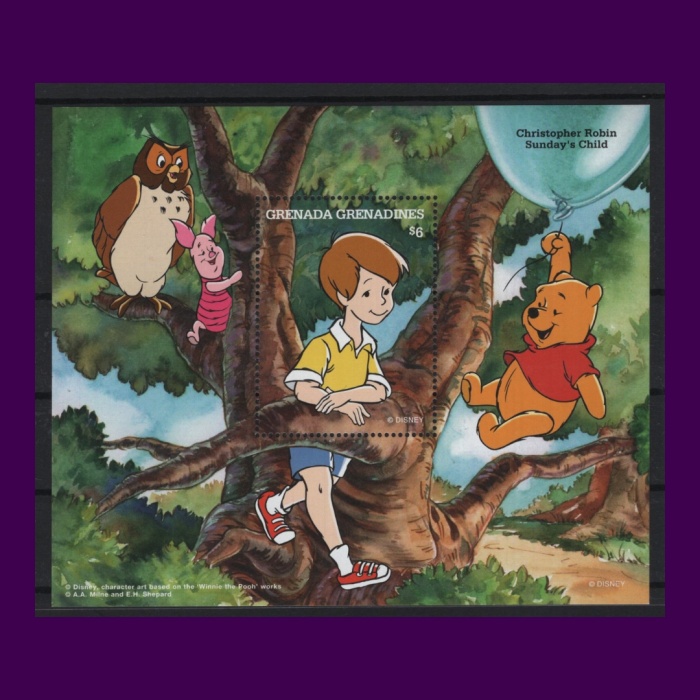 DİSNEY-WINNIE THE POOH-1998 GRENADA GRENADINES-DAMGASIZ MNH BLOK