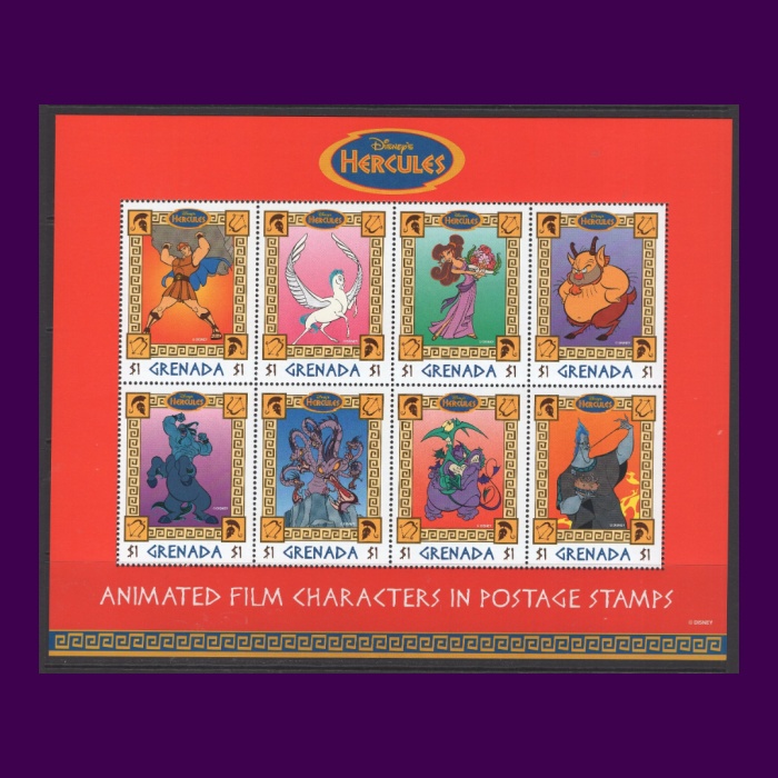 DİSNEY-HERKÜL-1998 GRENADA-DAMGASIZ MNH KLEINBOGEN