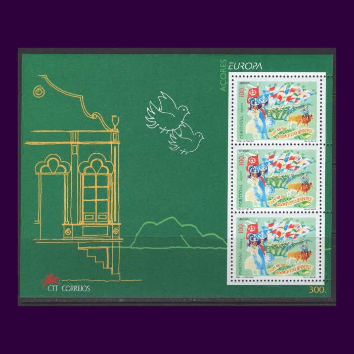 AVRUPA CEPT-1998 AZORES-DAMGASIZ MNH BLOK