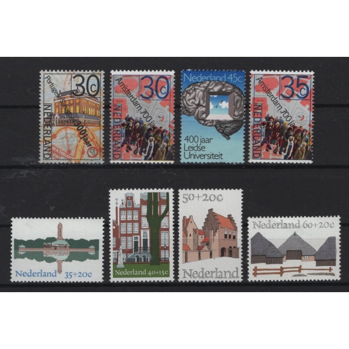 FARKLI TEMALAR-1975 HOLLANDA-DAMGASIZ MNH TAM SET