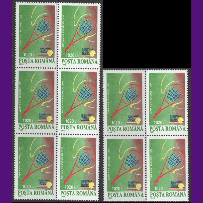 TENİS-1995 ROMANYA-10 ADET DAMGASIZ MNH TAM SET