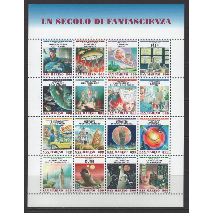 SİNEMA-FANTAZİ FİLMLER-1998 SAN MARINO-DAMGASIZ MNH KLEINBOGEN