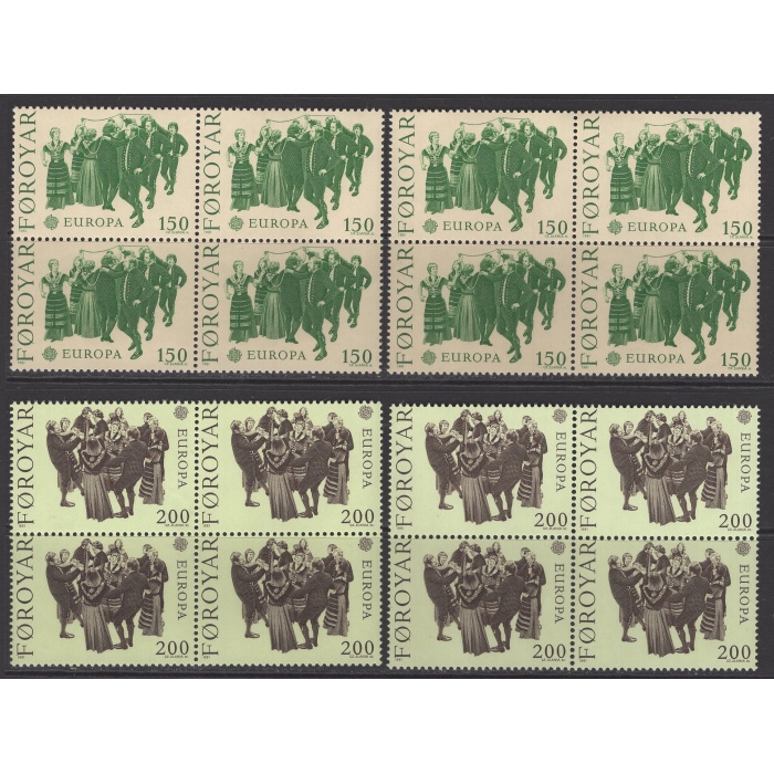 AVRUPA CEPT-1981 FAROE-8 ADET DAMGASIZ MNH TAM SET