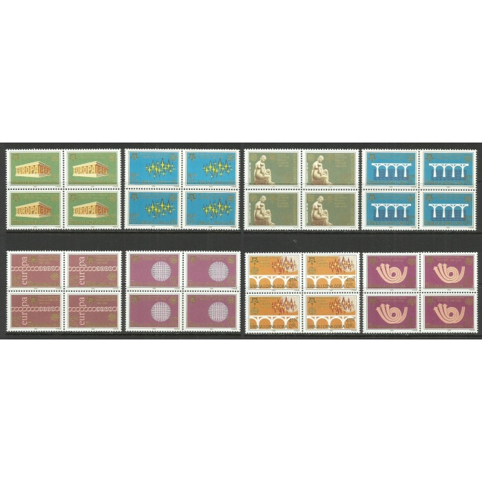 CEPT HATIRASI-2005 YUGOSLAVYA-DAMGASIZ MNH 4LÜ BLOK TAM SET-MICHEL KD: 24 EURO