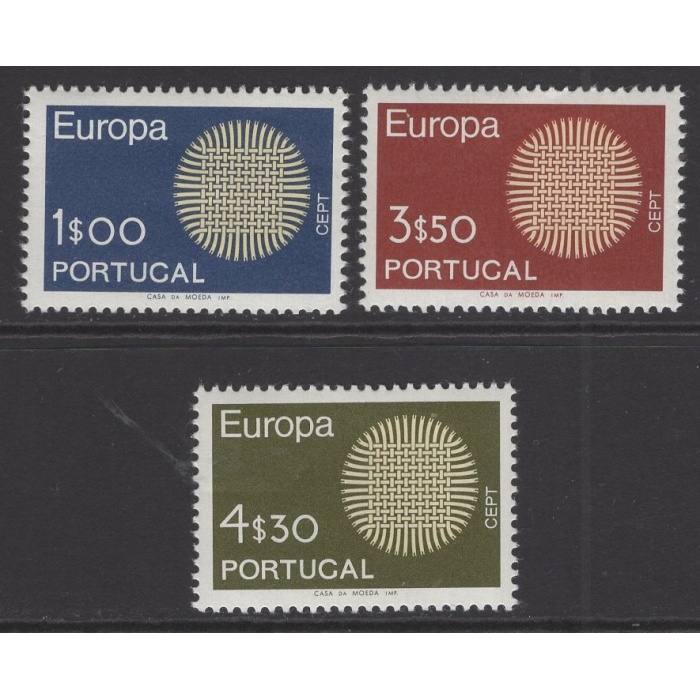 AVRUPA CEPT-1970 PORTEKİZ-DAMGASIZ MNH TAM SET-MICHEL KD: 30 EURO