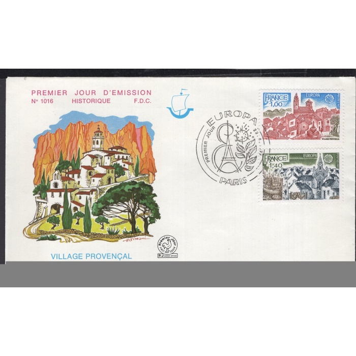 AVRUPA CEPT-1977 FRANSA-İLK GÜN ZARFI/ FDC