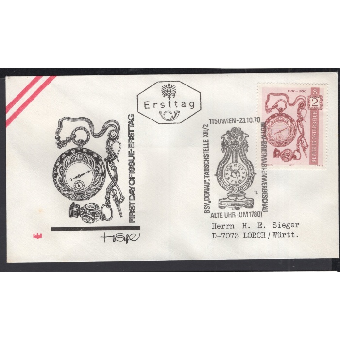 AVUSTURYA FDC/ İLK GÜN ZARFI