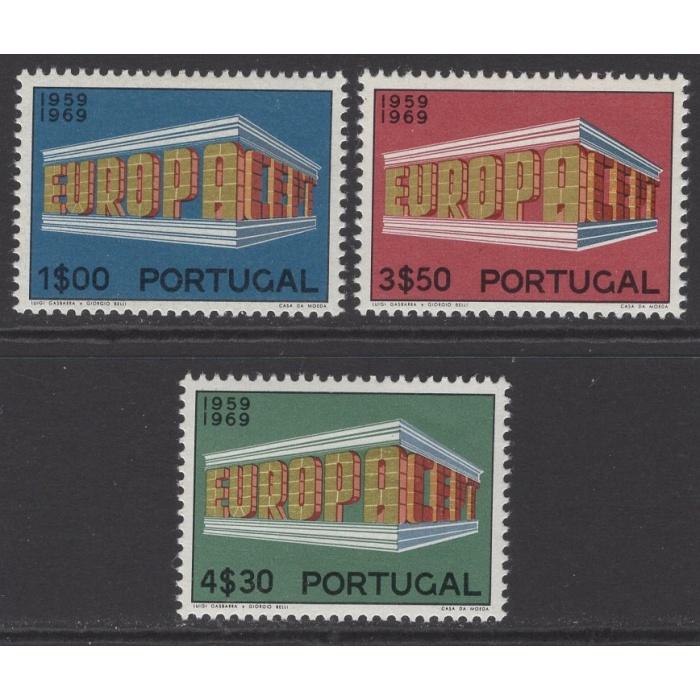 AVRUPA CEPT-1969 PORTEKİZ-DAMGASIZ MNH TAM SET-MICHEL KD: 30 EURO