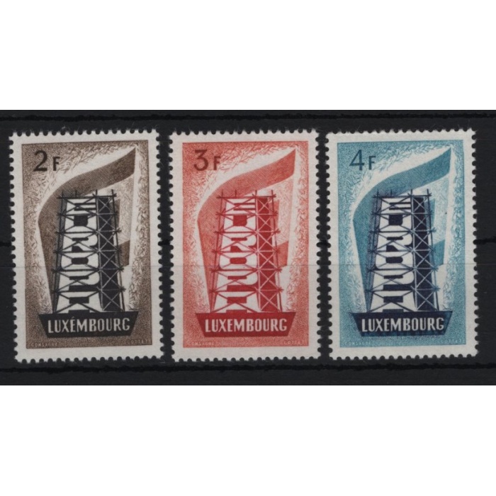 AVRUPA CEPT-1956 LÜKSEMBURG-DAMGASIZ MNH TAM SET-MICHEL KD: 300 EURO