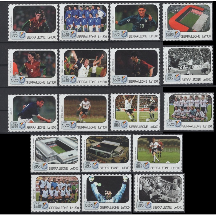 FUTBOL-2000 SIERRA LEONE-DAMGASIZ MNH TAM SET