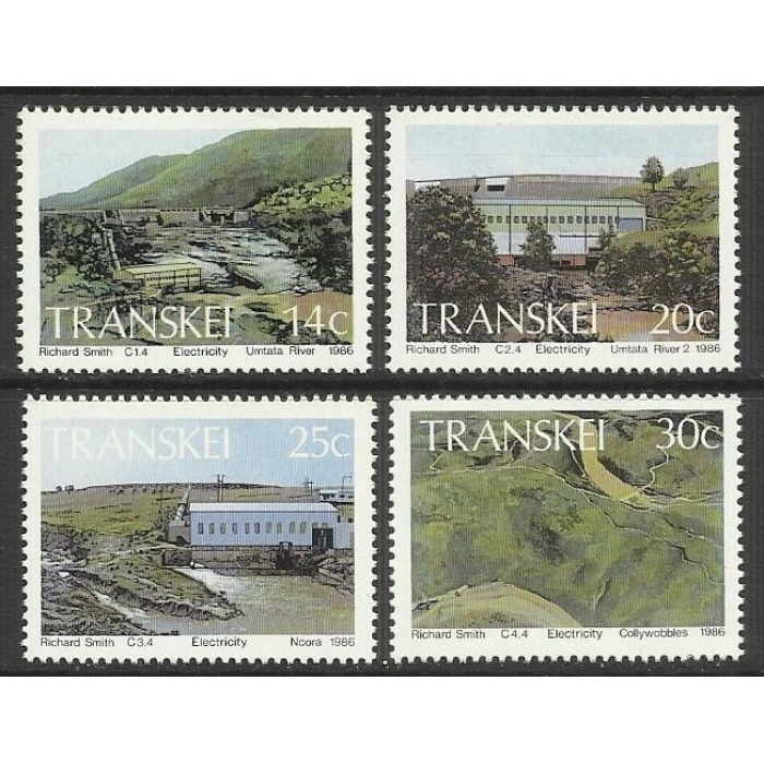 MİMARİ-1986 TRANSKEI-DAMGASIZ MNH TAM SET