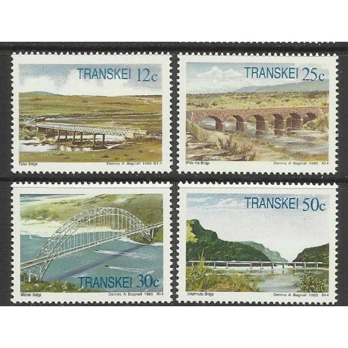 MİMARİ-1985 TRANSKEI-DAMGASIZ MNH TAM SET