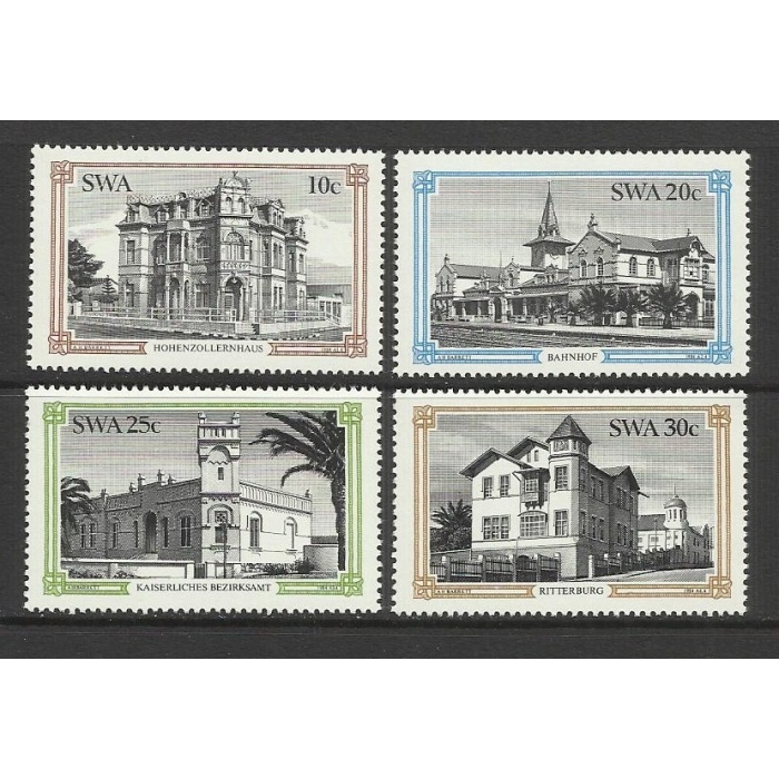 MİMARİ-1984 GÜNEY BATI AFRİKA-DAMGASIZ MNH TAM SET